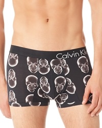 A limited edition skull print trunk adds unique flair to your weekly rotation.