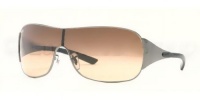 Ray Ban Sunglasses RB3321 041/13 Gunmetal Striped/Brown Gradient 133mm Ray Ban Sunglasses RB3321 041/13 Gunmetal Striped/Brown Gradient 133mm
