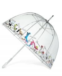 Don't let rain burst your bubble! Stay dry with this colorful umbrella by Totes. Don't let rain burst your bubble! Stay dry with this colorful umbrella by Totes.