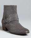 Buckle into these stylish Jean-Michel Cazabat booties, polished off with shining silver hardware.