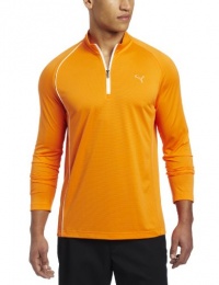 Puma Golf Men's 1/4 Zip Long Sleeve Polo Tee