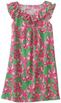Lilly Pulitzer Girls 2-6X Mini Clare Dress, Multi All A Flutter, Small Lilly Pulitzer Girls 2-6X Mini Clare Dress, Multi All A Flutter, Small