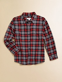 A smart and cheery interpretation of Burberry checks, in soft cotton oxford with a tiny bit of stretch for shape.Modified point collarButton placketEmbroidered chest logoLong sleeves with button cuffsCotton/elastaneMachine washImported Please note: Number of buttons may vary depending on size ordered. A smart and cheery interpretation of Burberry checks, in soft cotton oxford with a tiny bit of stretch for shape.Modified point collarButton placketEmbroidered chest logoLong sleeves with button cuffsCotton/elastaneMachine washImported Please note: Number of buttons may vary depending on size ordered.