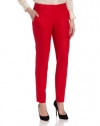 Jones New York Women's Petite Skinny Trouser, Poppy Red, 6