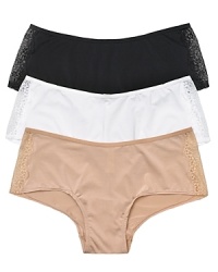Silky smooth lightweight microfiber and feminine stretch lace trim make this panty collection beautiful and virtually invisible. Style #2661 Silky smooth lightweight microfiber and feminine stretch lace trim make this panty collection beautiful and virtually invisible. Style #2661