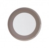 Philippe Deshoulieres Seychelles Taupe Round Cake Plate 12 in