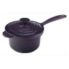 Le Creuset Enameled Cast-Iron 1-1/4-Quart Iron Handle Precision Pour Saucepan, Cassis