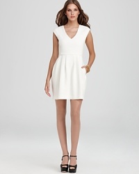 A fresh palette and crisp silhouette craft a statement RAOUL dress. Style with strappy heels and stop traffic from commute to corner office. A fresh palette and crisp silhouette craft a statement RAOUL dress. Style with strappy heels and stop traffic from commute to corner office.