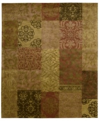A careful arrangement of traditional patternwork creates a rich and inviting update in the Rajah area rug from Nourison. Crafted in India of sumptuous New Zealand wool pile for incredible color-recognition, design clarity and a luxuriously soft feel. A careful arrangement of traditional patternwork creates a rich and inviting update in the Rajah area rug from Nourison. Crafted in India of sumptuous New Zealand wool pile for incredible color-recognition, design clarity and a luxuriously soft feel.