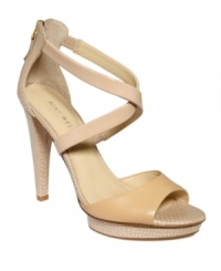 Touch the sky in style in Nine West's Skyscrapn platform sandals. The platform and heel is covered in the most delicious snake print, adding even more edge to an already stellar heel. Touch the sky in style in Nine West's Skyscrapn platform sandals. The platform and heel is covered in the most delicious snake print, adding even more edge to an already stellar heel.