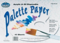 Royal & Langnickel Disposable Palette Paper 8-1/4x11-1/5 40 Sheets/Pad-For Acrylic & Oil Royal & Langnickel Disposable Palette Paper 8-1/4x11-1/5 40 Sheets/Pad-For Acrylic & Oil