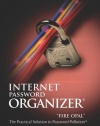 Internet Password Organizer: Fire Opal