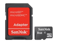 SanDisk 8 GB Mobile microSDHC Flash Memory Card with Adapter SDSDQ-008G-AFFP-A SanDisk 8 GB Mobile microSDHC Flash Memory Card with Adapter SDSDQ-008G-AFFP-A