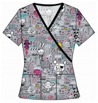 Scrub HQ 4826C Mock Wrap Scrub Top Scrub HQ 4826C Mock Wrap Scrub Top