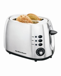 Hamilton Beach 2-Slice Toaster - Brushed Metal Hamilton Beach 2-Slice Toaster - Brushed Metal