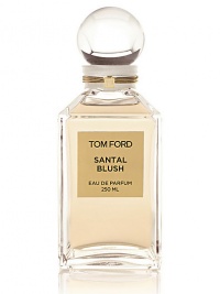 Mesmerizing. Exotic. Mysterious. Tom Ford Santal Blush is a mesmerizing, spicy wood oriental. A textured fusion of creamy sandalwood and exotic eastern spices is enhanced with intoxicating florals and sumptuous woods to create soft, naked glamour with a mysterious spirit of modern earthiness. Its nude juice and blush colored packaging are as sensual as a beautifully contoured nude face. Mesmerizing. Exotic. Mysterious. Tom Ford Santal Blush is a mesmerizing, spicy wood oriental. A textured fusion of creamy sandalwood and exotic eastern spices is enhanced with intoxicating florals and sumptuous woods to create soft, naked glamour with a mysterious spirit of modern earthiness. Its nude juice and blush colored packaging are as sensual as a beautifully contoured nude face.