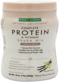 Nature's Bounty Protein Shake Mix, Vanilla, 16 Ounce Nature's Bounty Protein Shake Mix, Vanilla, 16 Ounce