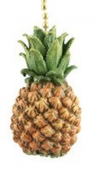 Hospitality Fresh Pineapple Tropical Ceiling Fan Light Pull Hospitality Fresh Pineapple Tropical Ceiling Fan Light Pull