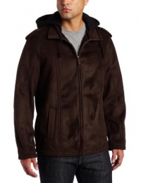 Perry Ellis Portfolio Men's Faux Shearling Jacket Perry Ellis Portfolio Men's Faux Shearling Jacket