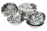 Rosanna Olive Oil Set of 4 Dipping Dishes, Gift-boxed Rosanna Olive Oil Set of 4 Dipping Dishes, Gift-boxed