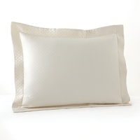 The clean-lined simplicity of this diamond pique blanket cover complements any style. It has a substantial weight, lustrous sheen and soft finish, and is sanforized to reduce shrinkage. Blanket cover and pillow shams are finished with a flanged border. The tailored bed skirt is pleated with a plain hem. The clean-lined simplicity of this diamond pique blanket cover complements any style. It has a substantial weight, lustrous sheen and soft finish, and is sanforized to reduce shrinkage. Blanket cover and pillow shams are finished with a flanged border. The tailored bed skirt is pleated with a plain hem.