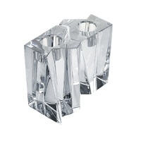 This crystal candleholder collection from Orrefors adds a striking modern accent to the table or mantel. Display them separately or cluster them together to form perfect cylinders, squares and creative shapes.