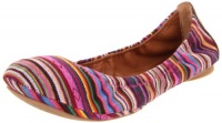 Lucky Women's Emmie2 Ballet Flat,Eggplant Santiago Print,10 M US Lucky Women's Emmie2 Ballet Flat,Eggplant Santiago Print,10 M US