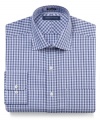 Classic checkers add instant appeal to any outfit with this Tommy Hilfiger dress shirt.