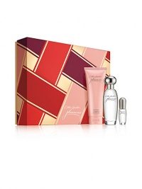 She'll enjoy taking these simple pleasures wherever she goes. This traveling trio will surround her with Estee Lauder pleasures...fresh as flowers after the rain, tingling with the rare essence of exotic Baie Rose. Limited-time collection features these favorites in an exclusive gift box. Includes Eau de Parfum Spray 1.7 oz., Body Lotion 3.4 oz. and Eau de Parfum Purse Spray 0.14 oz. She'll enjoy taking these simple pleasures wherever she goes. This traveling trio will surround her with Estee Lauder pleasures...fresh as flowers after the rain, tingling with the rare essence of exotic Baie Rose. Limited-time collection features these favorites in an exclusive gift box. Includes Eau de Parfum Spray 1.7 oz., Body Lotion 3.4 oz. and Eau de Parfum Purse Spray 0.14 oz.