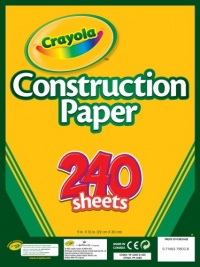 Crayola 240 Sheet Construction Paper Crayola 240 Sheet Construction Paper