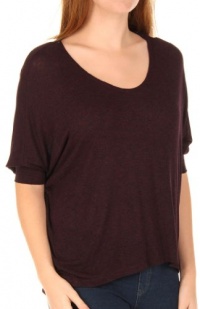 Splendid Drapey Lux Jersey Dolman Sleeve V-Neck Tee (TS26940)