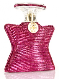 Bond No. 9's Chinatown is a seductively dynamic eau de parfum. Its topnote is a burst of peach blossom, blended with creamy-sweet gardenia and sultry tuberose and a hint of patchouli adds a spiky note to the other florals. On one side of the bottle, the flowers are the color of iridescent pearl on a deep fuschia background. Turn it over, and in yin-yang style its the same design with the colors reversed. Made with CRYSTALLIZED - Swarovski Elements. A feminine scent perfect for her. Bond No. 9's Chinatown is a seductively dynamic eau de parfum. Its topnote is a burst of peach blossom, blended with creamy-sweet gardenia and sultry tuberose and a hint of patchouli adds a spiky note to the other florals. On one side of the bottle, the flowers are the color of iridescent pearl on a deep fuschia background. Turn it over, and in yin-yang style its the same design with the colors reversed. Made with CRYSTALLIZED - Swarovski Elements. A feminine scent perfect for her.
