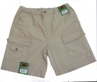 Boston Traders Men's Elastic Waist Cargo Shorts