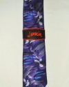 J. Garcia Mens Neck Tie Collection Fifty-Eight BANYAN TREES II -Purple