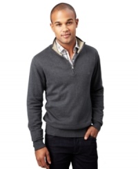 Layer up with this handsome sweater from Marc New York. Layer up with this handsome sweater from Marc New York.