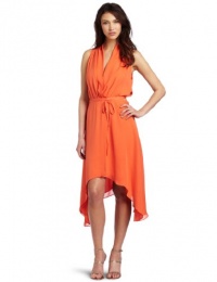 Rebecca Minkoff Women's Ero Long Dress, Mango, 4 Rebecca Minkoff Women's Ero Long Dress, Mango, 4