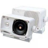 PYLE PLMR24 3.5-Inch 200 Watt 3-Way Weather Proof Mini Box Speaker System (White) PYLE PLMR24 3.5-Inch 200 Watt 3-Way Weather Proof Mini Box Speaker System (White)