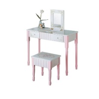 Teamson Girls Vanity Table and Stool Set - Bouquet Room Collection Teamson Girls Vanity Table and Stool Set - Bouquet Room Collection