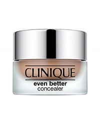 Creamy, stay-put concealer with Vitamin C helps cover dark spots and discolorations. Skin looks brighter, more even-toned. Available in 12 natural-looking shades. Team it with Even Better Makeup SPF 15 for instant perfecting. For continued benefits-even after you take it off-partner with Even Better Clinical Dark Spot Corrector. Creamy, stay-put concealer with Vitamin C helps cover dark spots and discolorations. Skin looks brighter, more even-toned. Available in 12 natural-looking shades. Team it with Even Better Makeup SPF 15 for instant perfecting. For continued benefits-even after you take it off-partner with Even Better Clinical Dark Spot Corrector.