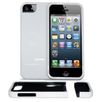 KHOMO ® White Slider Dock Friendly Case for newly released Apple iPhone 5 KHOMO ® White Slider Dock Friendly Case for newly released Apple iPhone 5