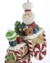 3.25 Gingerbread Kisses Santa Claus Candy Train Christmas Ornament