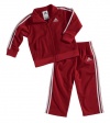 adidas Baby-Boys Infant Infant Core Tricot Set, Red, 3 Months