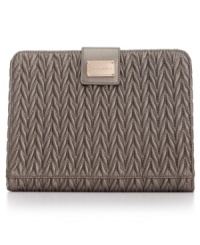 Give your gadget a glam-over with this plush, quilted iPad case from Big Buddha, featuring a perfectly padded interior. Ideally sized to slip inside your purse, but looks equally chic outside your it-bag. Give your gadget a glam-over with this plush, quilted iPad case from Big Buddha, featuring a perfectly padded interior. Ideally sized to slip inside your purse, but looks equally chic outside your it-bag.