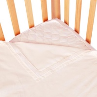 Quickzip Organic Zipper Crib Sheet, White