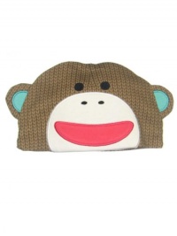Baby Starters Baby-boys Newborn Sock Monkey Novelty Hat, Tan, 3-6 Months Baby Starters Baby-boys Newborn Sock Monkey Novelty Hat, Tan, 3-6 Months