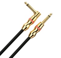Monster Rock Instrument Cable 12ft. - Angled to Straight1/4 Plugs (M ROCK-12A) Monster Rock Instrument Cable 12ft. - Angled to Straight1/4 Plugs (M ROCK-12A)