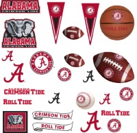 RoomMates RMK1099SCS University of Alabama Peel & Stick Wall Decals RoomMates RMK1099SCS University of Alabama Peel & Stick Wall Decals