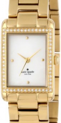 Kate Spade New York Women's 1YRU0064 Gold Bracelet Crystal Bezel Waldorf Watch Kate Spade New York Women's 1YRU0064 Gold Bracelet Crystal Bezel Waldorf Watch