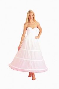 New 3 Bone Hoop Skirt Bridal Taffeta Bridal Petticoat Wedding Gown Slip (CH130DS) New 3 Bone Hoop Skirt Bridal Taffeta Bridal Petticoat Wedding Gown Slip (CH130DS)