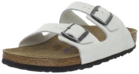 Birkenstock Women's Arizona SFB Fashion Sandal,White Sand,40 N EU